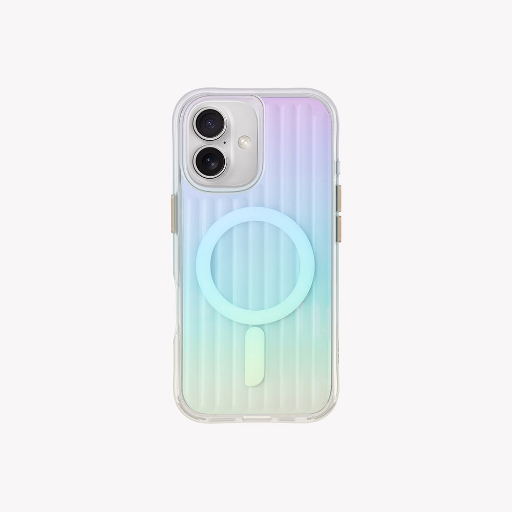 Coehl Linear iPhone 16 M-safe Renk Geçişli Askı Aparatlı Kılıf Coehl Linear iPhone 16 M-safe Renk Geçişli Askı Aparatlı Kılıf